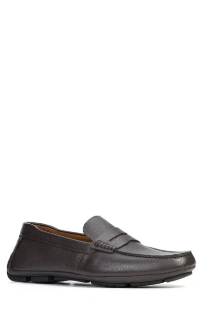 Shop Anthony Veer Cruise Penny Loafer In Chocolate Brown