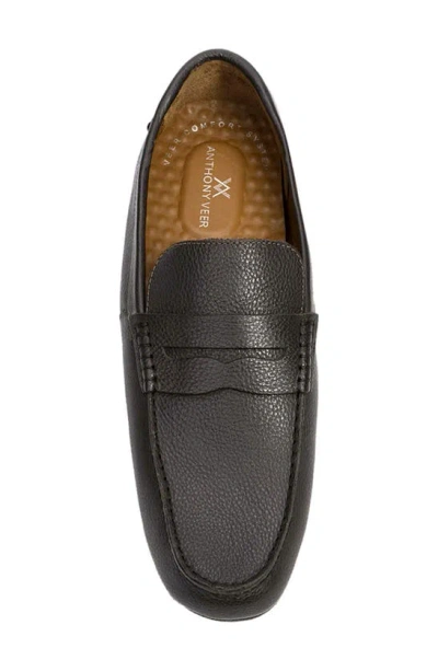 Shop Anthony Veer Cruise Penny Loafer In Chocolate Brown