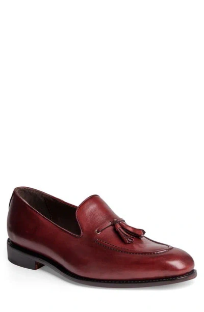 Shop Anthony Veer Kennedy Tassel Loafer In Oxblood