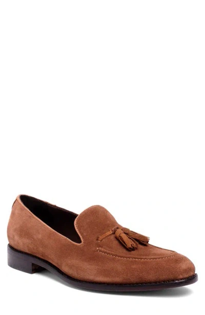 Shop Anthony Veer Kennedy Tassel Loafer In Honey Brown