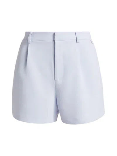 Shop Good American Women's Luxe Suiting Trouser Shorts In Glass