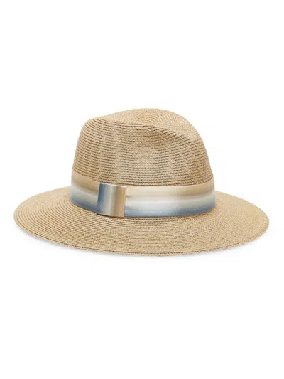 Shop Eugenia Kim Women's Courtney Packable Fedora In Sand