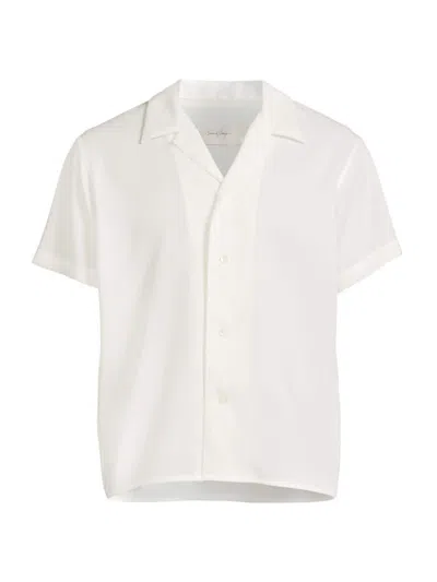 Shop Second / Layer Men's Avenue Camp Shirt In White