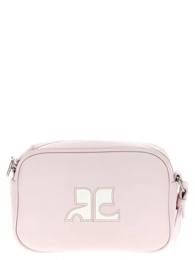 Shop Courrèges 'reedition Camera Bag' Crossbody Bag In Pink