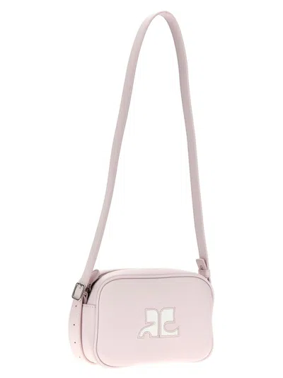 Shop Courrèges 'reedition Camera Bag' Crossbody Bag In Pink