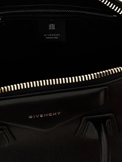 Shop Givenchy 'antigona' Medium Handbag In Black