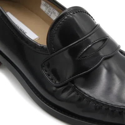 Shop Thom Browne Flat Shoes Black