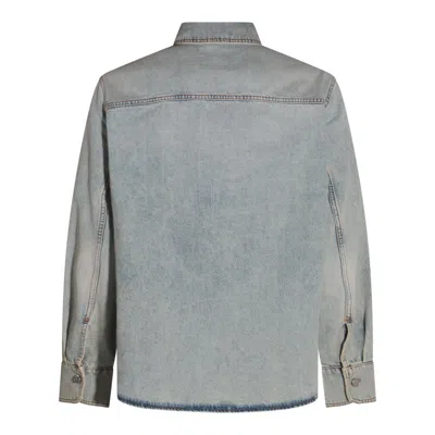 Shop Valentino Shirts In Blue