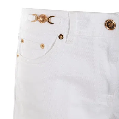 Shop Versace Shorts White