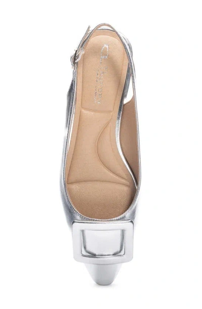 Shop Cl By Laundry Sweetie Slingback Pump In Silver