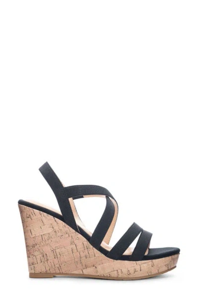Shop Cl By Laundry Bijous Slingback Wedge Sandal In Black