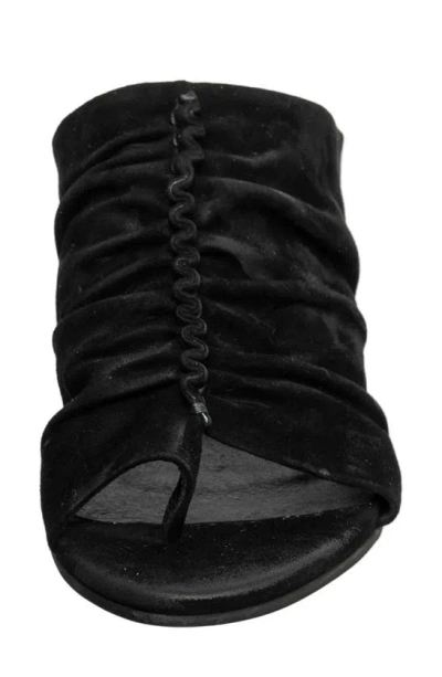 Antelope Lalana Mule In Black Suede