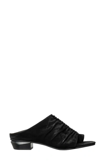 Antelope Lalana Mule In Black Suede