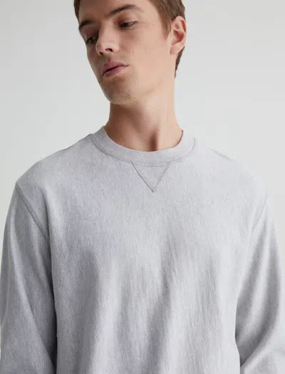 Shop Ag Jeans Arc Panelled Sweatshirt In Grey