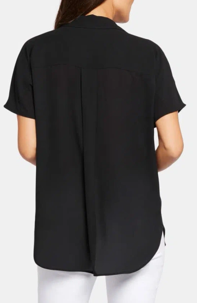 Shop Nydj Becky Shirt In Black