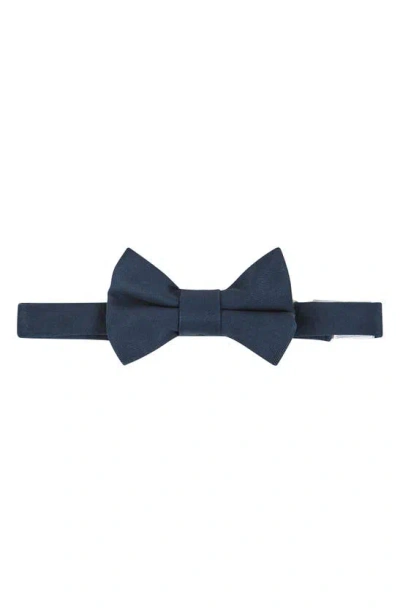 Shop Andy & Evan Vest, Button-up Bodysuit, Pants & Bow Tie Set In Navy