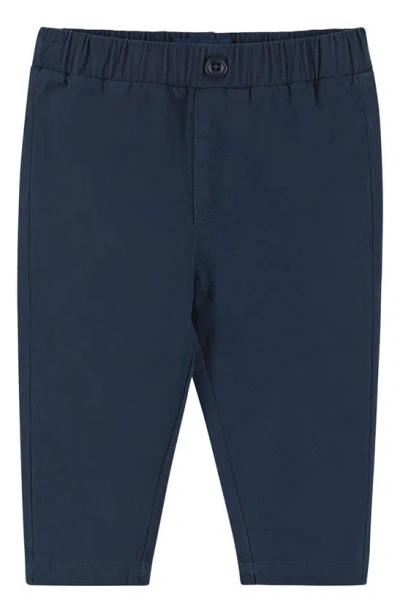 Andy & Evan Vest, Button-up Bodysuit, Pants & Bow Tie Set In Navy