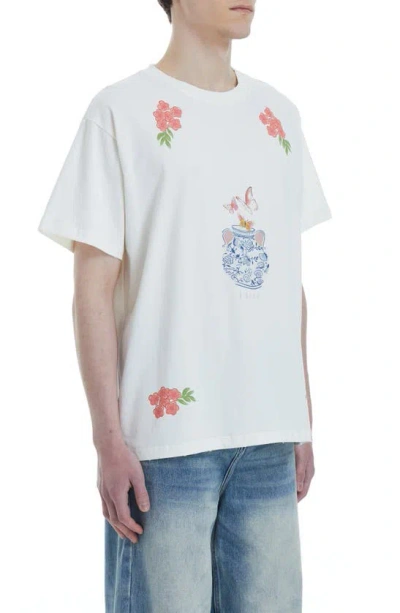 Shop Found Flower Pot Cotton Graphic T-shirt In Natural