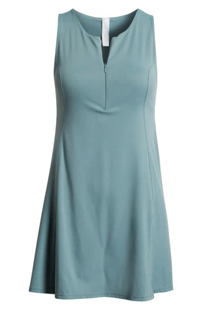 Shop Zella Luxe Lite Sport Dress In Grey Thunder