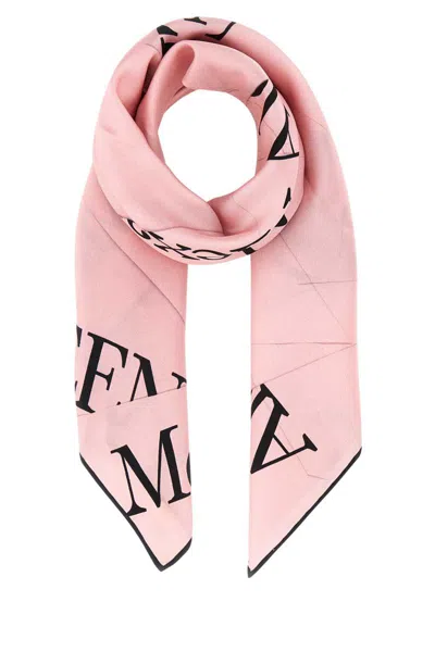 Shop Alexander Mcqueen Scarves And Foulards In Pink