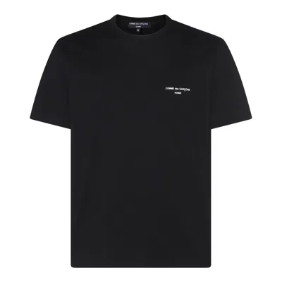 Shop Comme Des Garçons Homme Deux Comme Des Garcons Homme T-shirts And Polos Black