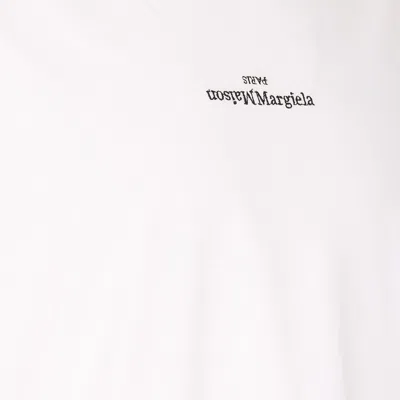 Shop Maison Margiela T-shirts And Polos White