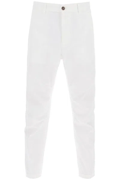 Shop Dsquared2 Sexy Chino Pants In Bianco