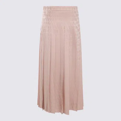 Shop Valentino Skirts In Poudre