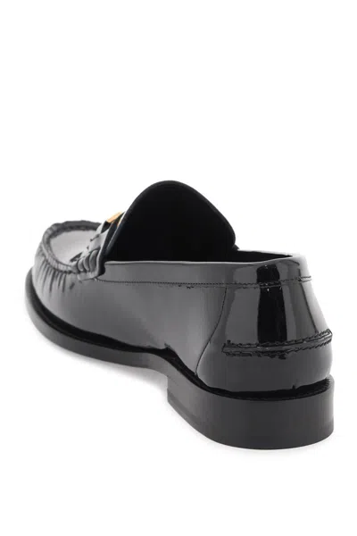 Shop Versace "medusa '95 Patent Leather In Nero