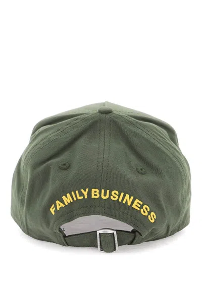 Shop Dsquared2 Baseball Cap With Logoed Patch In Brown