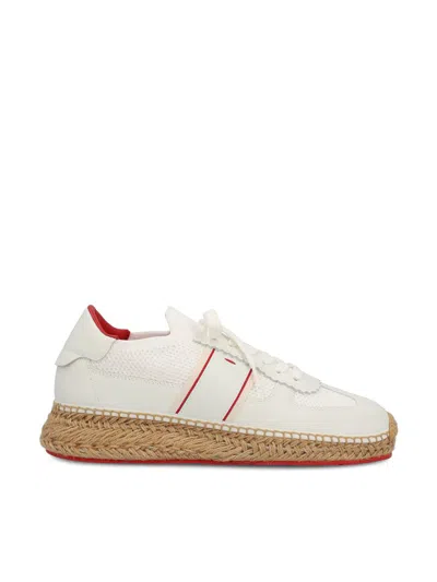 Shop Christian Louboutin Low Shoes In White