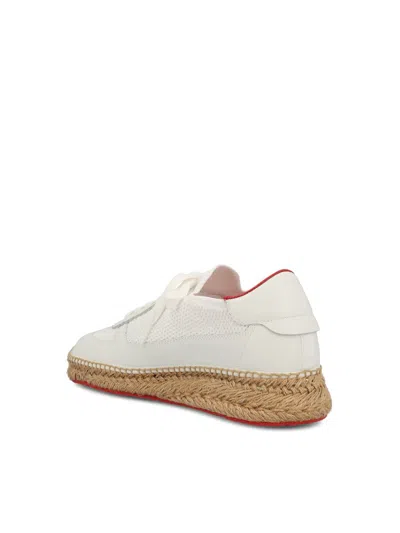 Shop Christian Louboutin Low Shoes In White