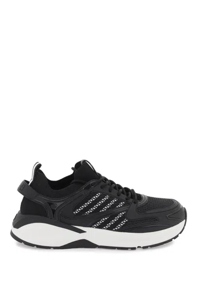 Shop Dsquared2 Dash Sneakers Running In Nero