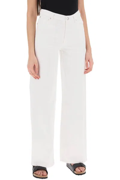 Shop Apc Elisabeth Jeans In Bianco