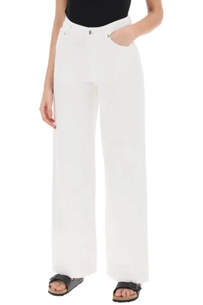 Shop Apc Elisabeth Jeans In Bianco