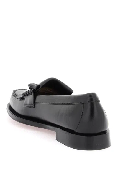 Shop Gh Bass Esther Kiltie Weejuns Loafers In Nero