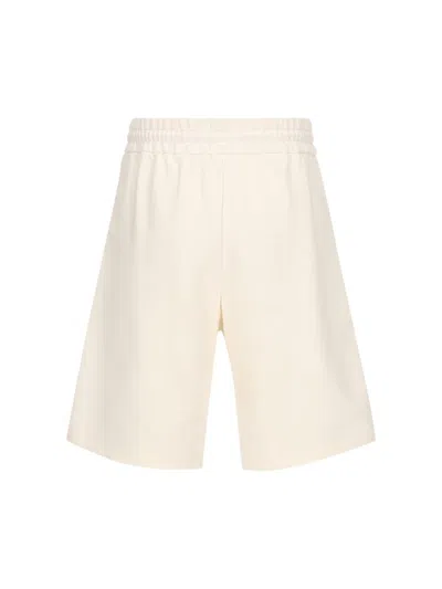 Shop Fendi Shorts In Natural
