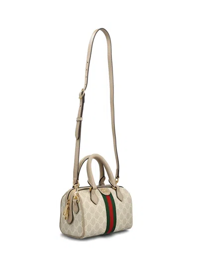 Shop Gucci Handbags In Beige M.whi/oatm