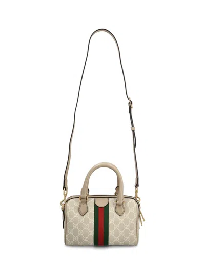 Shop Gucci Handbags In Beige M.whi/oatm