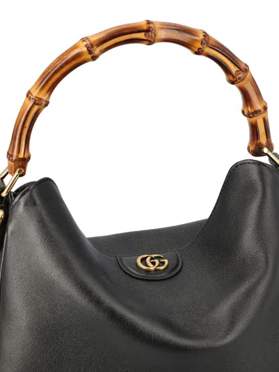 Shop Gucci Handbags In Black/dusty Grey