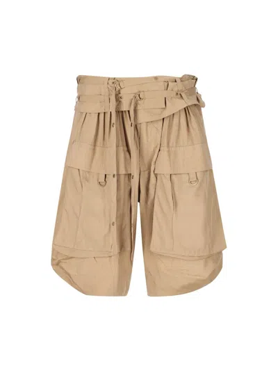 Shop Isabel Marant Shorts In Brown