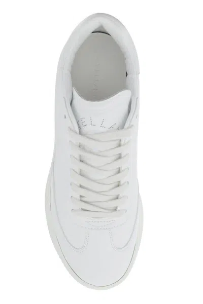 Shop Stella Mccartney Loop Sneakers In Bianco