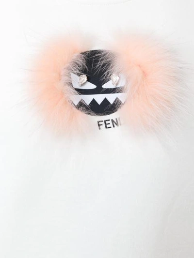 Shop Fendi 'wonders' Sweatshirt In White