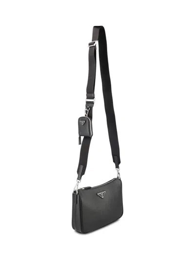 Shop Prada Handbags In Black