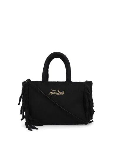 Shop Saint Barth Handbags In Black