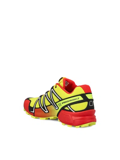Shop Salomon Sneakers In Sulphur Spring/high Risk Red/b