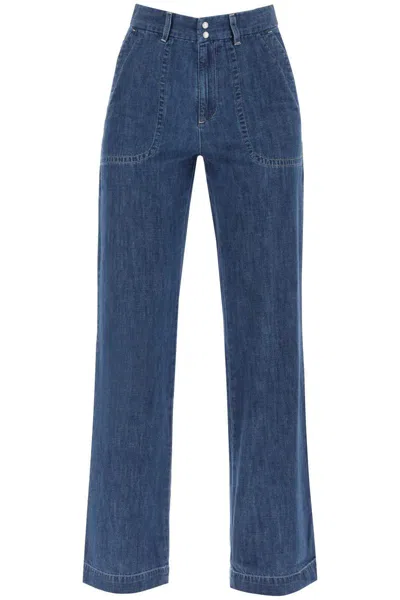 Shop Apc Seaside Jeans In Blu