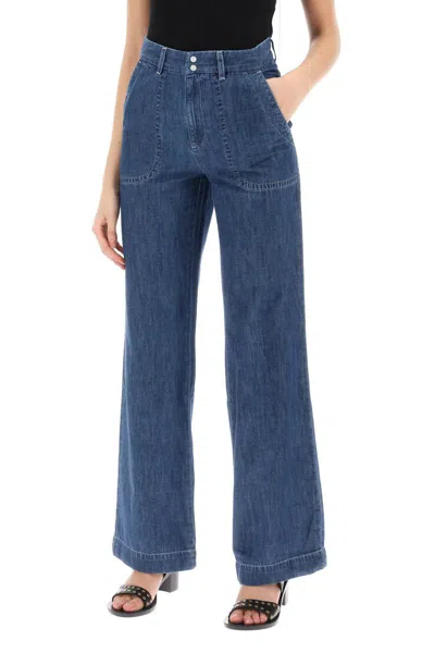 Shop Apc Seaside Jeans In Blu