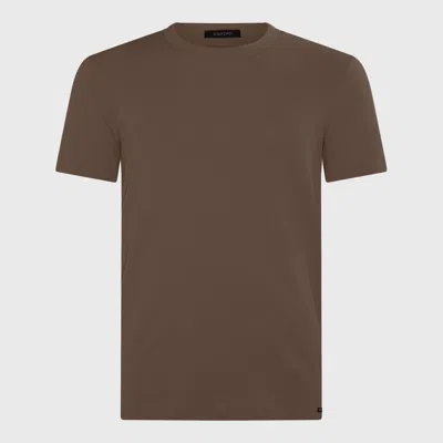 Shop Tom Ford T-shirts And Polos In Nude 7