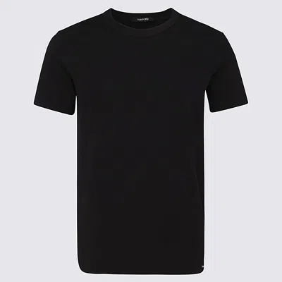 Shop Tom Ford T-shirts And Polos Black